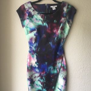 Multicolor BarIII MIDI Dress